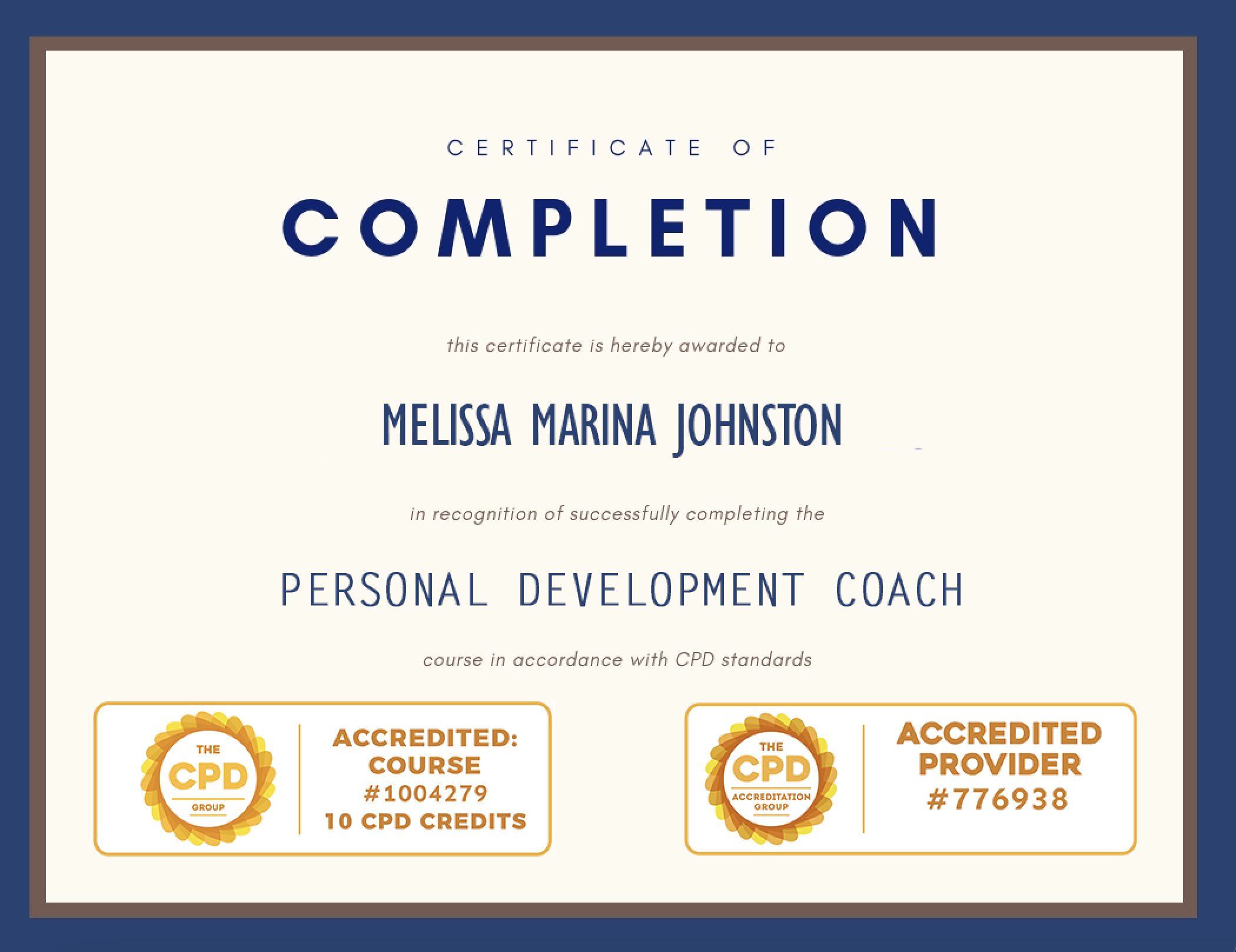 Personal Development Coach